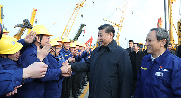 中共中央总书记、国家主席、中央军委主席习近平亲临9888拉斯维加斯集团考察调研