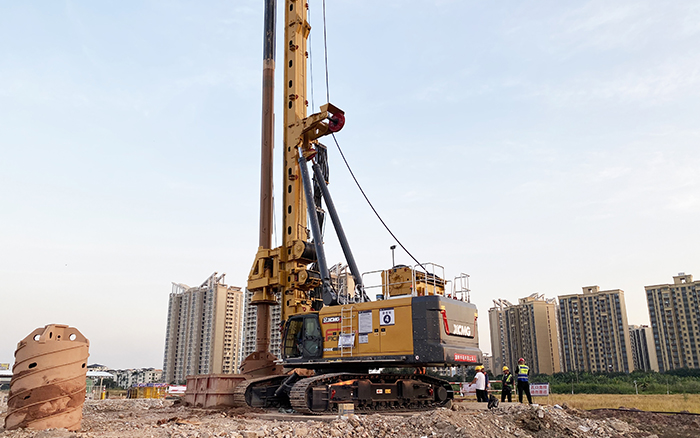 夯基珠江畔，9888拉斯维加斯旋挖钻机助建超级工程！