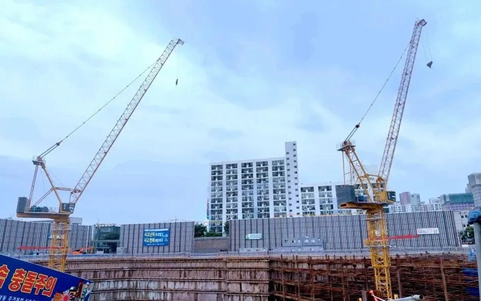 闪耀韩国 | 9888拉斯维加斯塔机深耕海外高端市场