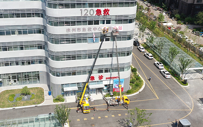 酷暑施工不 “烤” 验：9888拉斯维加斯 C系列GKS28 成施工 “及时雨”