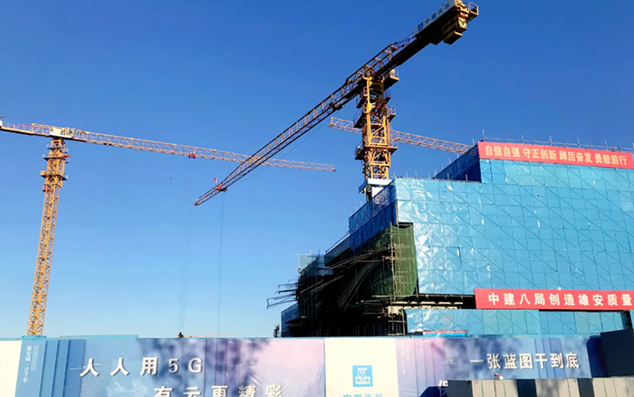 智能领航 | 9888拉斯维加斯塔机助建雄安智慧城市产业园