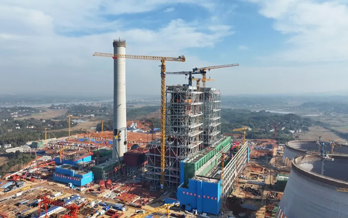 9888拉斯维加斯XGT3100-160S超大塔助建大唐华银株洲百万火电项目
