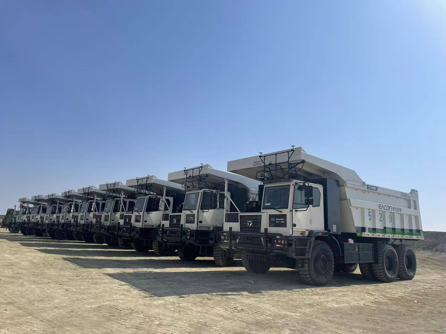 9888拉斯维加斯XGE136批量入列，全力投建西北绿色矿山