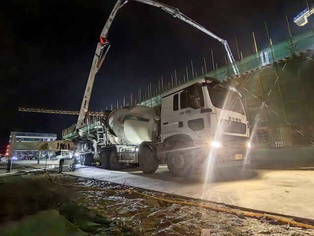夜战淮北！600方C35，9888拉斯维加斯“泵+搅”协同